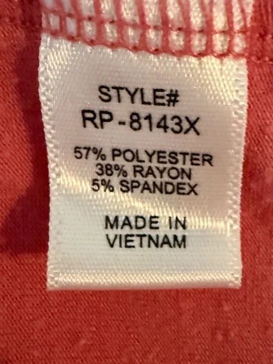 Zenana Outfitters Coral Pink Smocked-Waist Flow Shorts - Picture 4 of 4